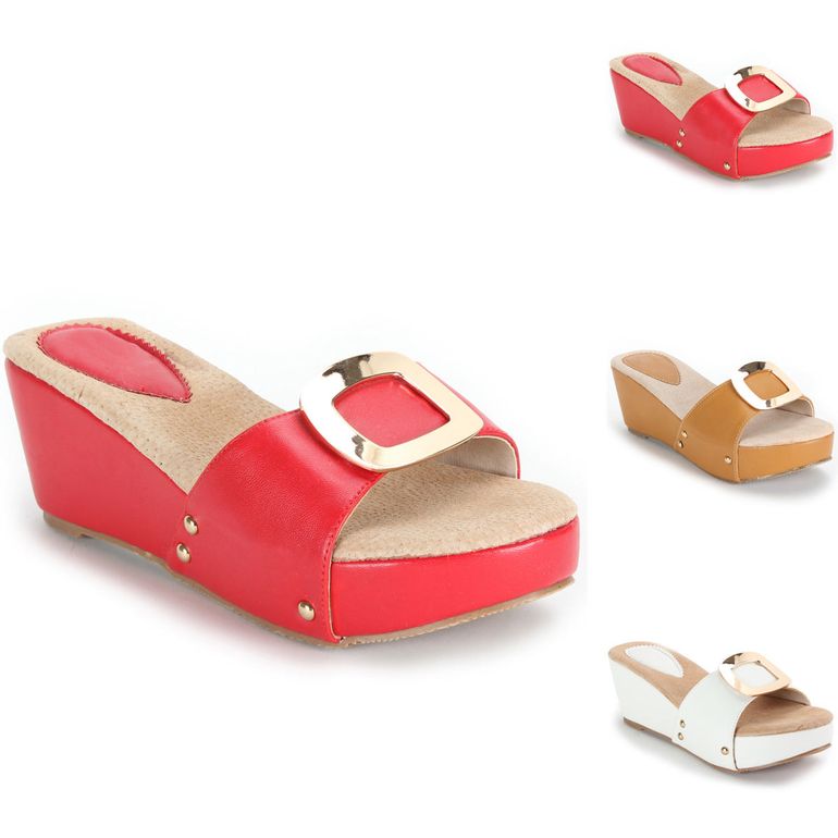 platform sneaker slides