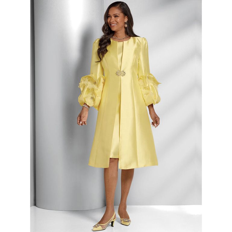 Sleeves in Bloom Jacket Dress by EY Boutique