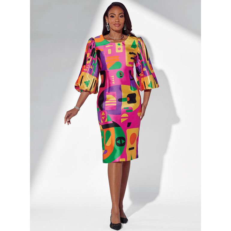 Love Modern Art Midi Dress by Studio EY