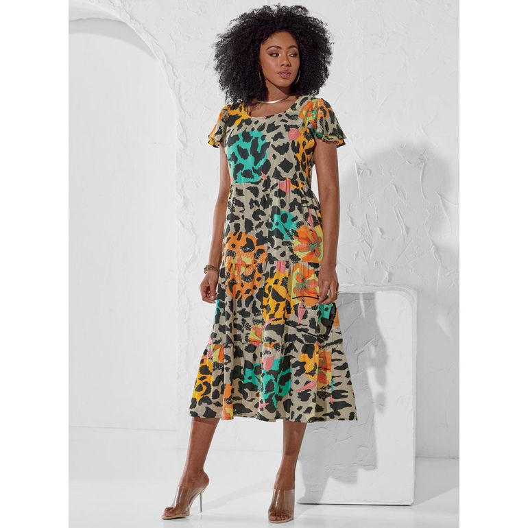 Wild in Blooms Midi Dress by Studio EY