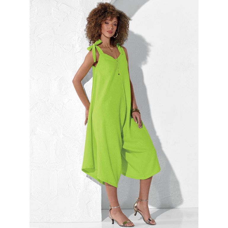 Color Closeout Flowy Gauze Jumpsuit by Studio EY