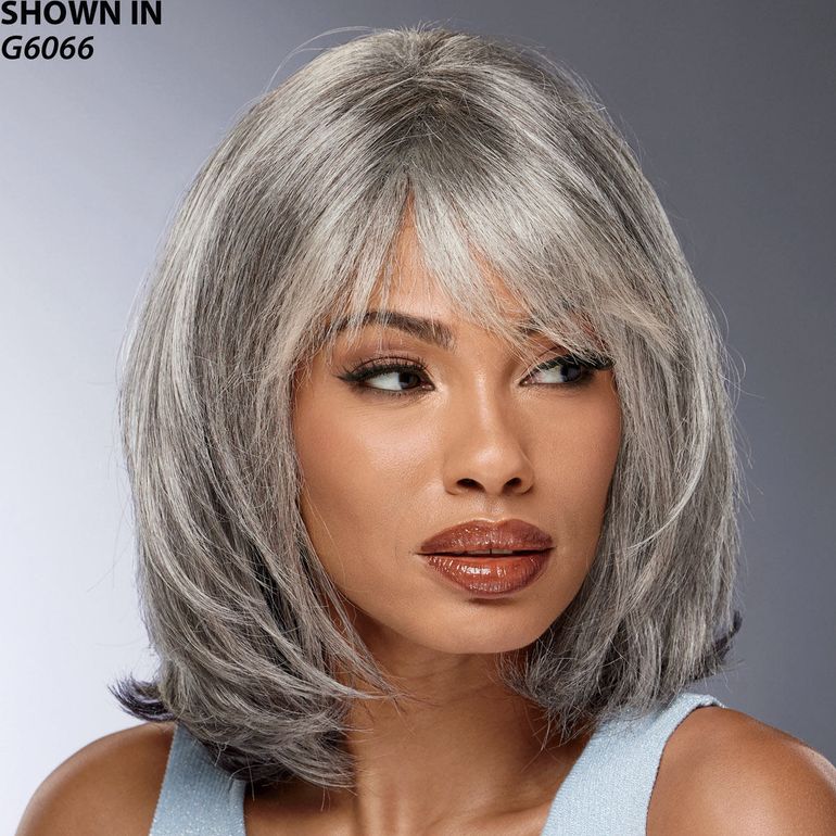 Lynette WhisperLite® Mid-Length Straight Bob Wig by Diahann Carroll™