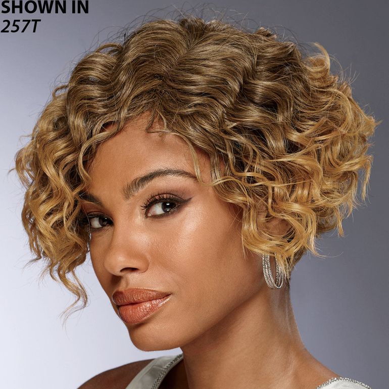 Liesha Human Hair Blend Short Curly Wig by Especially Yours®