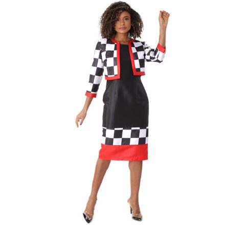 Check Out the Trim Jacket Dress by Chancelle