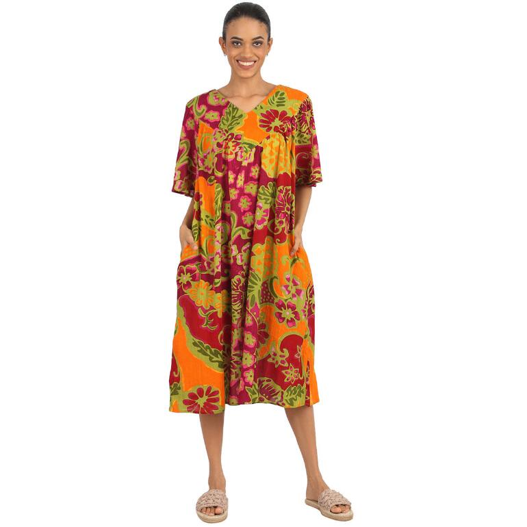 Tropic Print Patio Dress by Sante