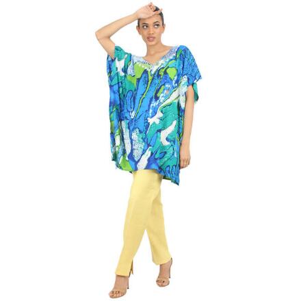 Water Colors Georgette Tunic by Sante