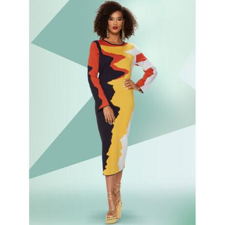 Abstract Knit Dress by Love the Queen