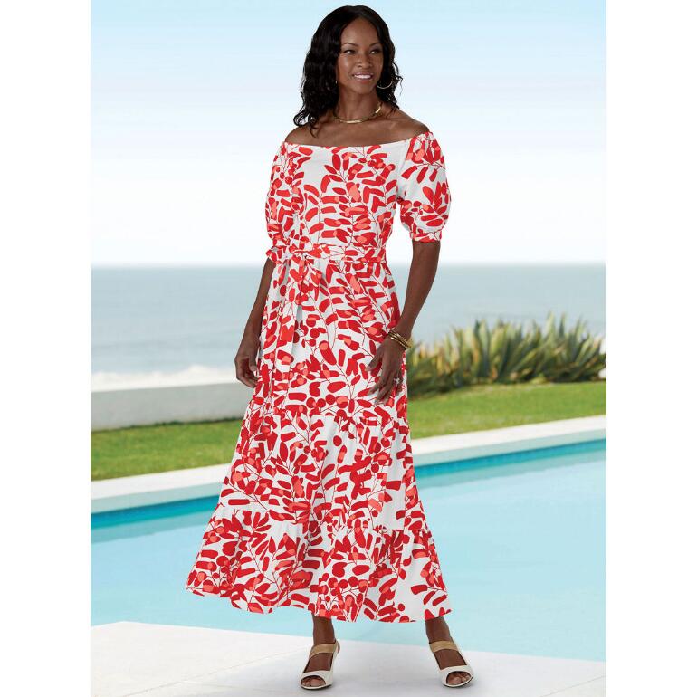 Lengths of Leaves Maxi Dress by Studio EY