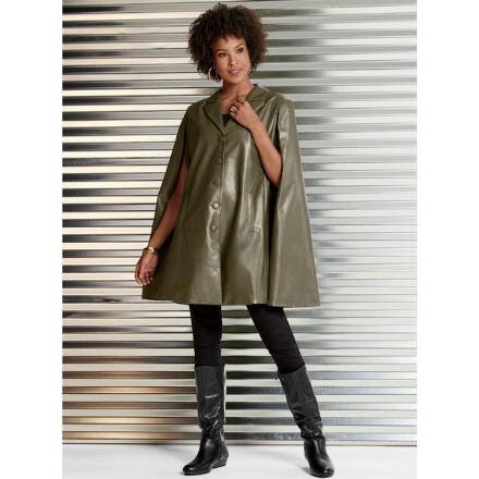 Look of Leather Cape by Studio EY
