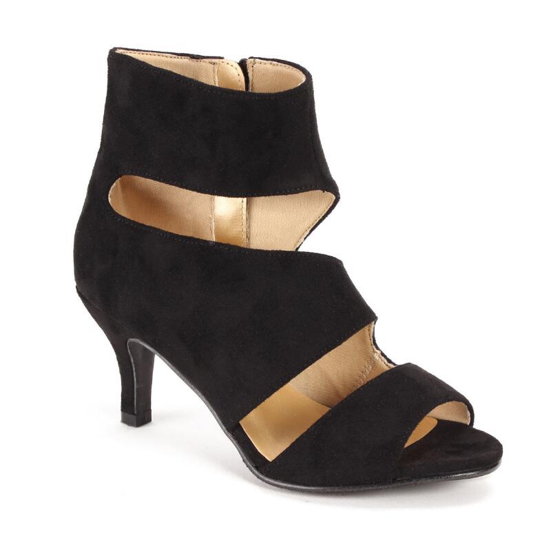 Curvy Cutout Sueded Bootie by EY Boutique | Especially Yours