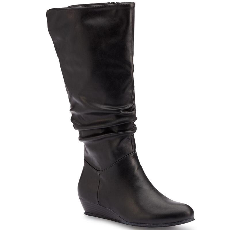 Scrunch-Style Wedge Boot by EY Boutique | Especially Yours