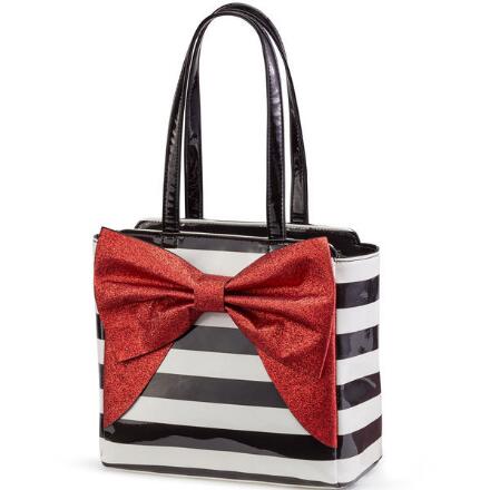 Twinkled Bow and Striped Tote by EY Boutique