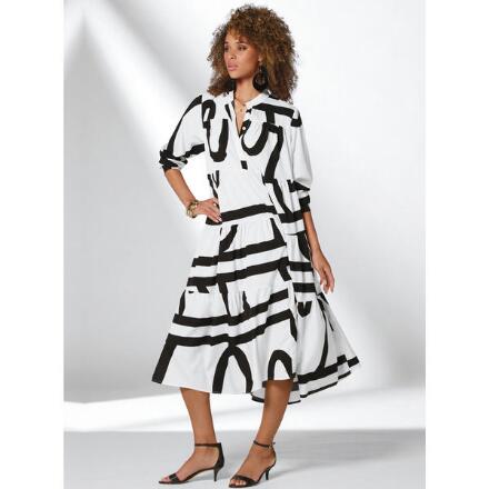 Big on Graphics Maxi Dress by Luxe Moda