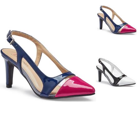 Colorblock Slingback by EY Boutique