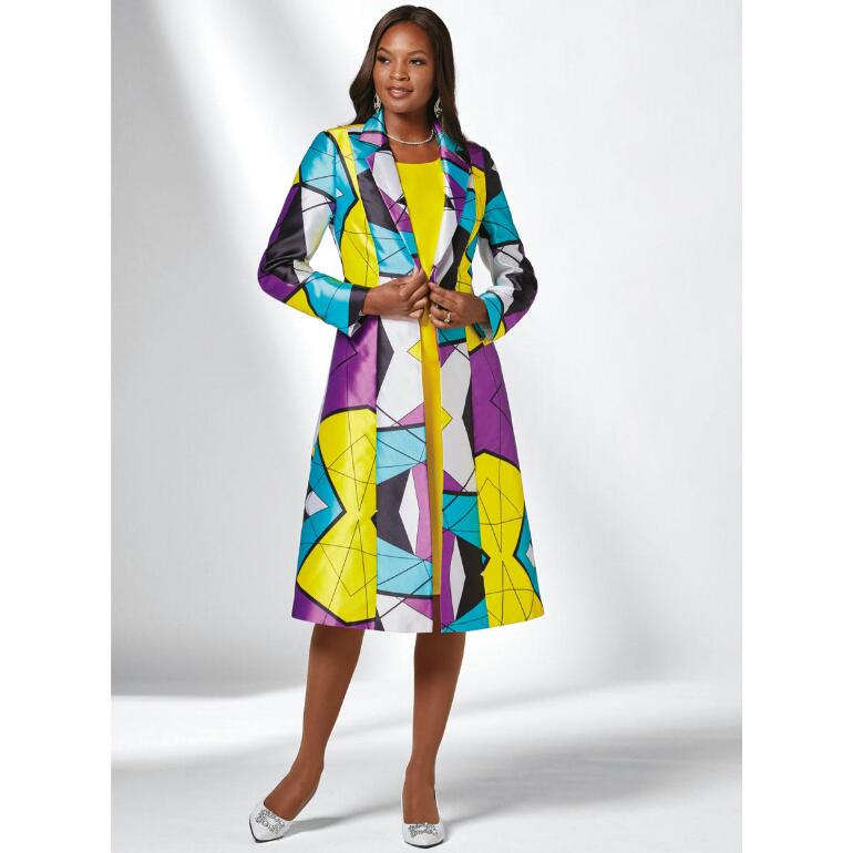 An Angle on Color Jacket Dress by EY Boutique