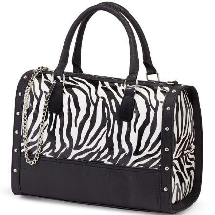 Perfect Patent Print Bag by EY Boutique