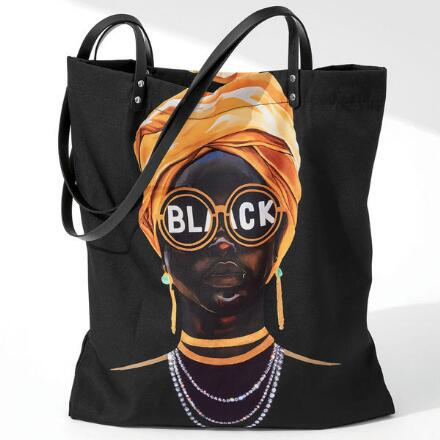 Black Is Beautiful Tote by EY Boutique