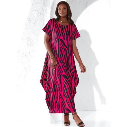 Zest for Zebra Lounge Dress by EY Boutique