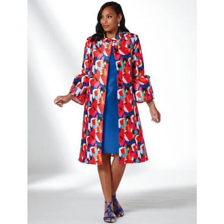 Wonder of Color Jacket Dress by EY Boutique