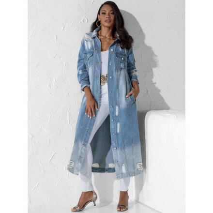 Profile in Style Denim Duster by EY Boutique