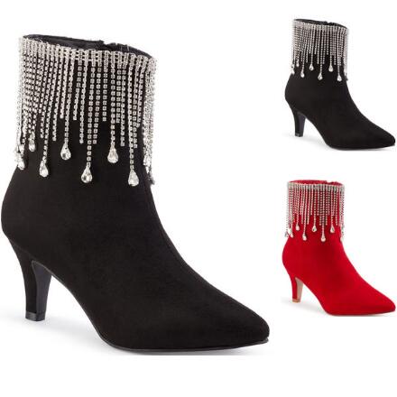 Dripping with Jewels Bootie by EY Boutique