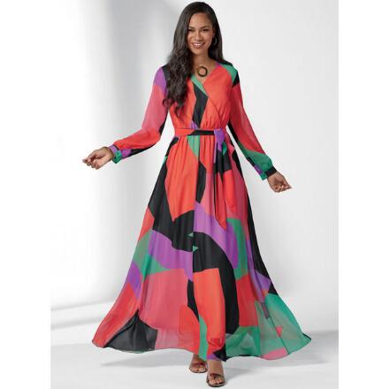 Wrapped in Color Maxi Dress by Studio EY