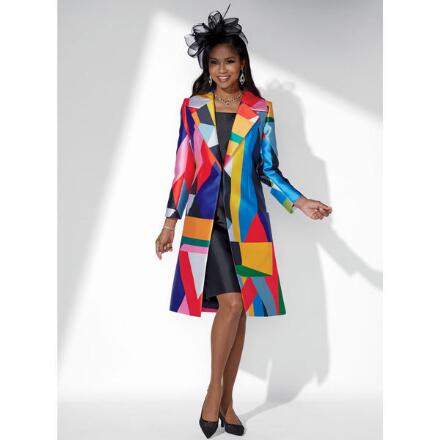 New Angle on Color Jacket Dress by EY Boutique