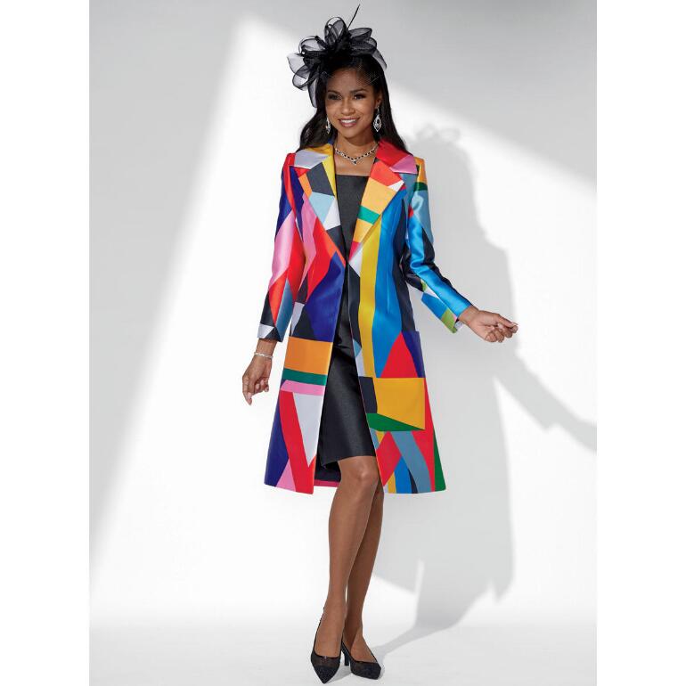 New Angle on Color Jacket Dress by EY Boutique