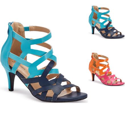 Loops of Luxury Strappy Sandals by EY Boutique