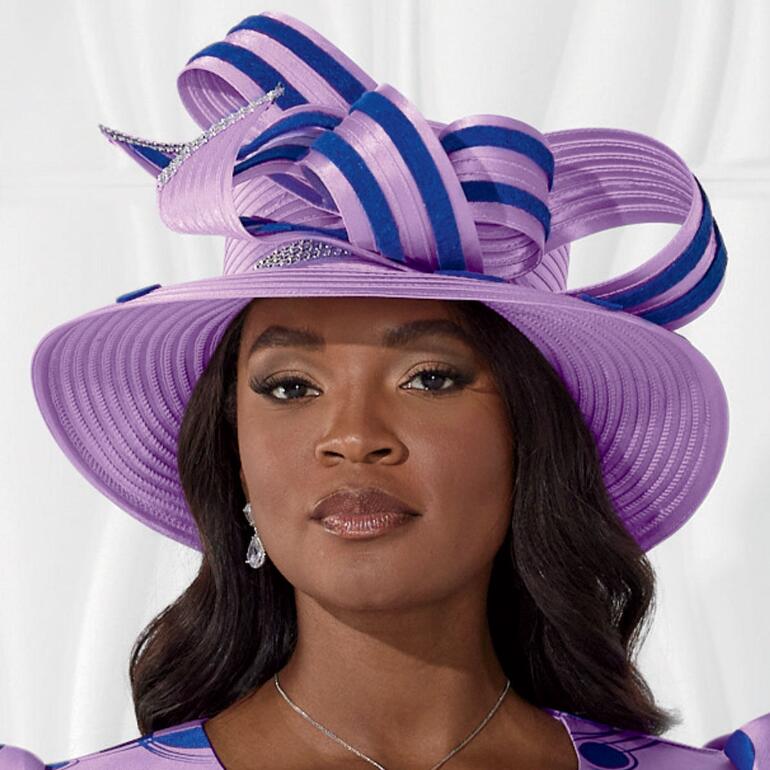Dots and Stripes Church Hat by EY Boutique