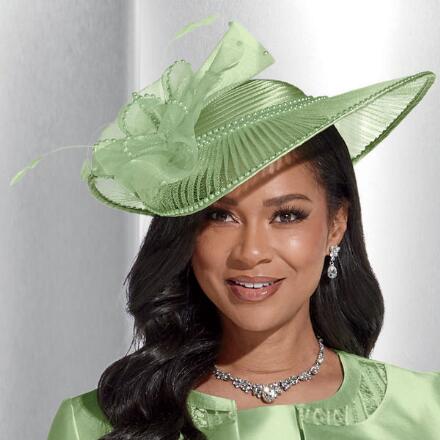 Embroidered Lines Fascinator