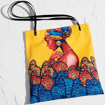 Wings of Beauty Tote Bag by EY Boutique