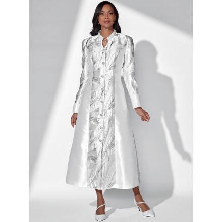 Touch of Metallic Choir Robe by EY Boutique